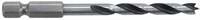 Wolfcraft Holzspiralbohrer CV Sechskant-Schaft 7261000 &Oslash; 3 mm Sechskant