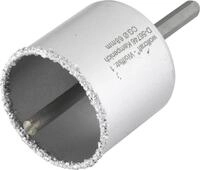 Wolfcraft Bohrkranz &Oslash; 68 mm Hartmetall inkl. Schaft und Bohrer