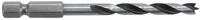 Wolfcraft Holzspiralbohrer CV Sechskant-Schaft 7264000 &Oslash; 6 mm Sechskant