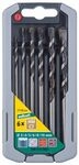 Wolfcraft Betonbohrer-Set HM Professional 6-teilig &Oslash; 3 - 10 mm Rundschaft
