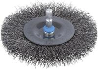 Wolfcraft Scheibendrahtb&uuml;rste &Oslash; 100 x 10 mm Schaft 6 mm
