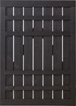 Plus Zaunt&uuml;r Rustik 100 x 138 cm schwarz