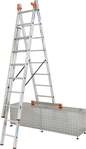 Krause Aluminium-Vielzweckleiter MONTO Tribilo mit Treppenfunktion 6,05 m