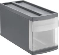 Rotho Schubladenbox Mono Systemix Slim 1 Schub anthrazit