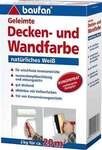 Baufan Geleimte Decken- und Wandfarbe 2 kg wei&szlig;