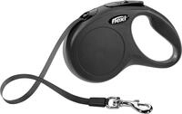Flexi Hundeleine New Classic S schwarz, Gurt