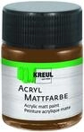 Kreul Acryl Mattfarbe dunkelbraun 50 ml