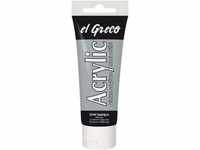 Kreul el Greco Acrylic Tube dunkelgrau 75 ml GLO663201100