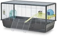 Nobby Hamsterk&auml;fig Hamster Plazza 100 x 50 cm dunkelgrau