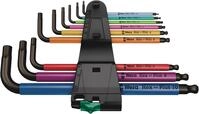 Wera Winkelschl&uuml;sselsatz BlackLaser 950/9 Hex-Plus Multicolour 1 9-teilig