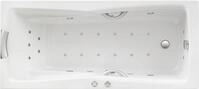 Ottofond Whirlpool-Badewanne Komplettset Atlanta 170 cm