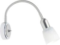 Brilliant Wandspot Sofia eisen-chrom 37 x 9 cm E14 max. 40 W mit Schalter