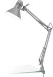 Eglo Klemm-Tischleuchte Firmo silber 73 cm E27