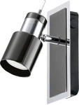Eglo 1er Spot Davida 1 nickel-nero 16,5 x 7 cm GU10, warmwei&szlig;
