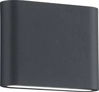 Trio Leuchten LED Au&szlig;en-Wandleuchte Thames II anthrazit Up- & Downlight