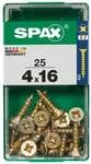 Spax Universalschrauben 4.0 x 16 mm PZ 2 - 25 Stk.