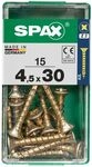 Spax Universalschrauben 4.5 x 30 mm PZ 2 - 15 Stk.
