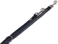 Nobby Hundeleine F&uuml;hrleine Classic Preno 2 m x 1,5 - 2 cm schwarz-grau
