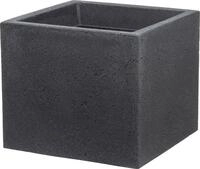Scheurich Pflanzgef&auml;&szlig; C-Cube Serie 240 schwarz granit 40 cm