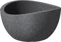 Scheurich Pflanzschale Wave Globe Bowl Serie 252 schwarz granit &Oslash; 40 cm
