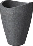 Scheurich &Uuml;bertopf Wave Globe High &Oslash; 67 x 70 cm schwarz granit