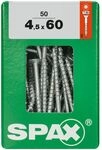 Spax Universalschrauben 4.5 x 60 mm TX 20 Senkkopf - 50 Stk.