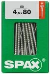 Spax Universalschrauben 4.5 x 80 mm TX 20 - 50 Stk.