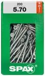 Spax Universalschrauben 5.0 x 70 mm TX 20 Senkkopf - 200 Stk.