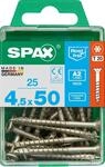 Spax Universalschrauben 4.5 x 50 mm TX 20 - 25 St&uuml;ck Edelstahl