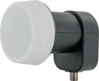 Schwaiger Single LNB1 digital anthrazit mit Wetterschutz f&uuml;r 1 Teilnehmer