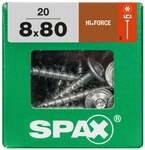 Spax Holzbauschrauben 8.0 x 80 mm TX 40 - 20 Stk.