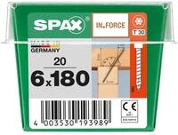 Spax Holzbauschrauben 6.0 x 180 mm TX 30 - 20 Stk.