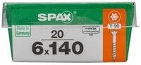 Spax Universalschrauben 6.0 x 140 mm TX 30 Senkkopf - 20 Stk.