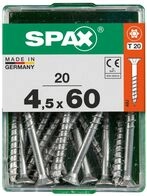 Spax Universalschrauben 4.5 x 60 mm TX 20 - 20 Stk.