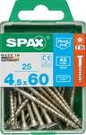 Spax Universalschrauben 4.5 x 60 mm TX 20 - 25 St&uuml;ck Edelstahl