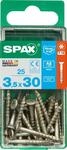 Spax Universalschrauben 3.5 x 30 mm TX 15 - 25 St&uuml;ck Edelstahl