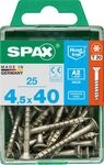 Spax Universalschrauben 4.5 x 40 mm TX 20 - 25 St&uuml;ck Edelstahl