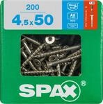 Spax Universalschrauben 4.5 x 50 mm TX 20 - 200 St&uuml;ck Edelstahl