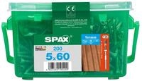 Spax Terrassenschrauben 5.0 x 60 mm TX 25 Zylinderkopf - 200 Stk.