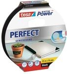 tesa extra Power Gewebeband Perfect 25 m x 19 mm, schwarz