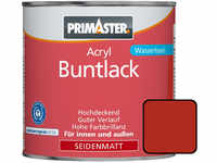 Primaster Acryl Buntlack RAL 3000 375 ml feuerrot seidenmatt GLO765100293