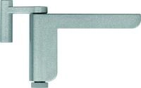 Abus Mini-T&uuml;rschlie&szlig;er 2603 silber f&uuml;r T&uuml;ren bis 20 kg