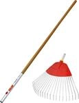 Wolf Garten F&auml;cherbesen UF-M+ZM140 50 cm Arbeitsbreite, inkl. Eschenstiel