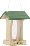 CJ Wildlife Futterhaus St. Louis natur/gr&uuml;n LxBxH: 16x16x23 cm