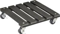 WAGNER Pflanzenroller WPC eckig 29 x 29 cm Tragkraft bis max. 80 kg