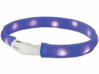 Nobby LED Leuchthalsband Visible breit blau GLO689300607