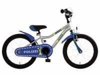 Bachtenkirch Kinderfahrrad Polizei Kuma 18 Zoll blau silber neon