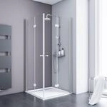 Schulte Eckeinstieg Drehfaltt&uuml;r 80 x 80 x 192 cm Alexa Style 2.0