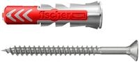 Fischer D&uuml;bel-Set Duopower 6.0 x 30 mm - 12 St&uuml;ck
