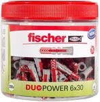 Fischer D&uuml;bel DuoPower 6.0 x 30 mm - 200 St&uuml;ck